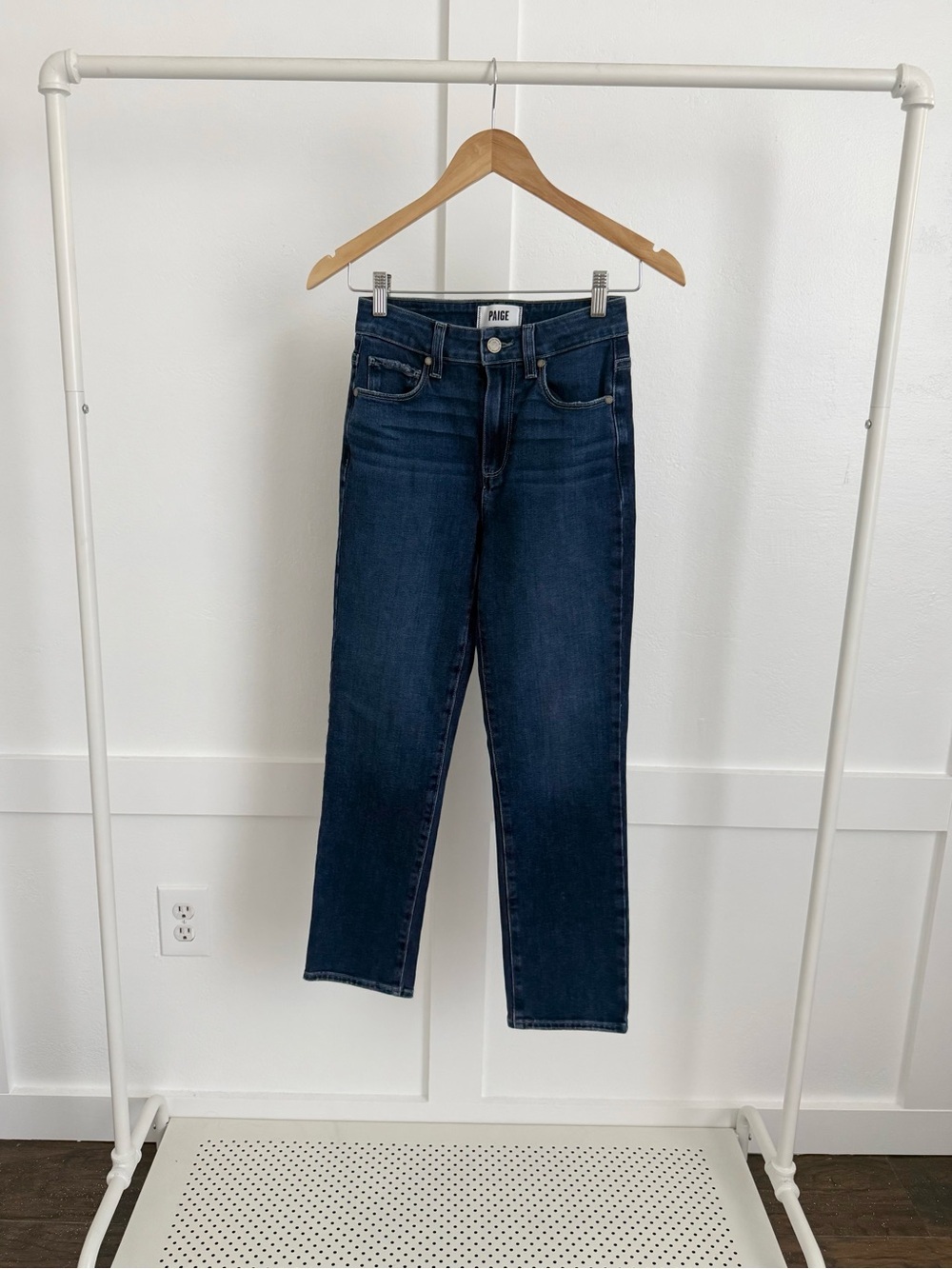 Paige Sarah Straight Ankle Jeans